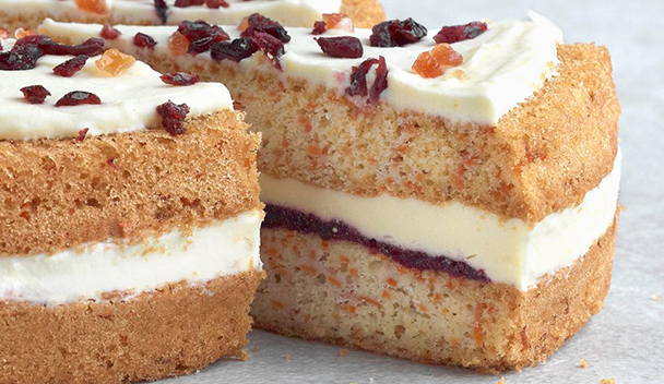 Carrot cake taart afbeelding